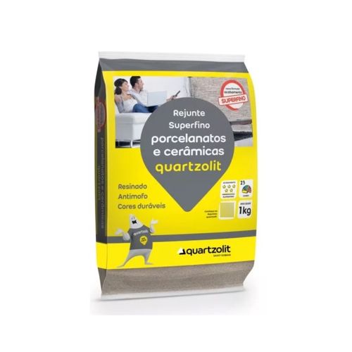 Rejunte Quartzoit Porcelanato 1Kg Cinza Ártico 0110.00018.0015Fd