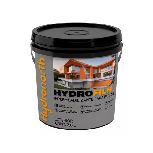 Hydrofilm Impermeabilizante Paredes Hydronorth Incolor 3.6L 00098057