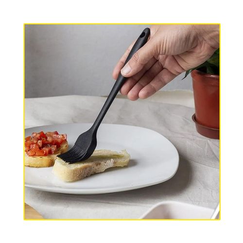 Pincel Oikos De Silicone Duplo Pequeno Preto COZ00477PRT