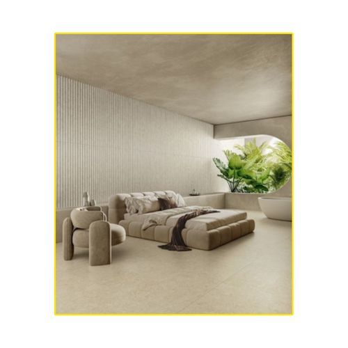 Piso Porcelanato Biancogres 90X90 Cannes Beige Satin Acetinado CC0909B1