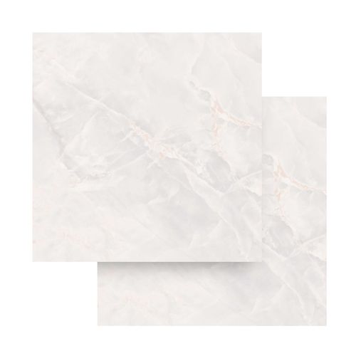 Piso Porcelanato Biancogres 80X80 Palestro Bianco Lux Polido CO0914B1