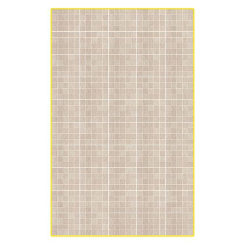Pastilha Eliane 7,5X7,5 Prisma Marfim Mesh Brilhante 8050163