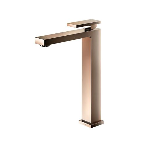 Torneira Docol Lavatorio Mesa Bica Alta New Edge Cobre Polido 925130
