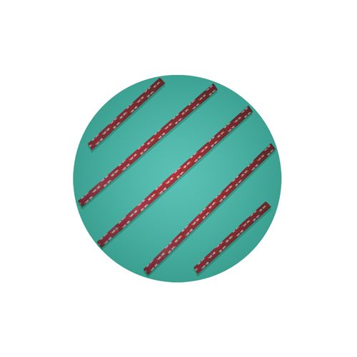 Espelho Reduma Stan Redondo Slim 400X3mm Fixa Fit Dup Face PD1346