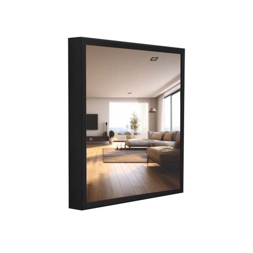 Espelho Reduna Prem Quadrada 600X600mm Preta PD0480