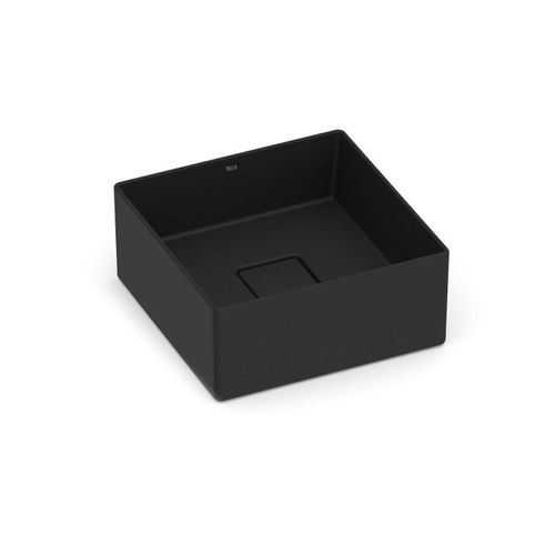 Cuba Roca Apoio Terra Quadrada 30X30Cm T3 MT Black A32722N08