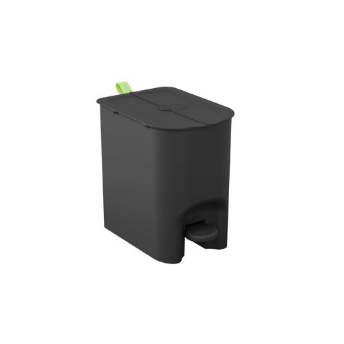 Lixeira Coza Borboleta com Pedal 6 Litros Preto 10660/0008