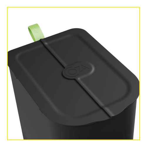 Lixeira Coza Borboleta com Pedal 6 Litros Preto 10660/0008