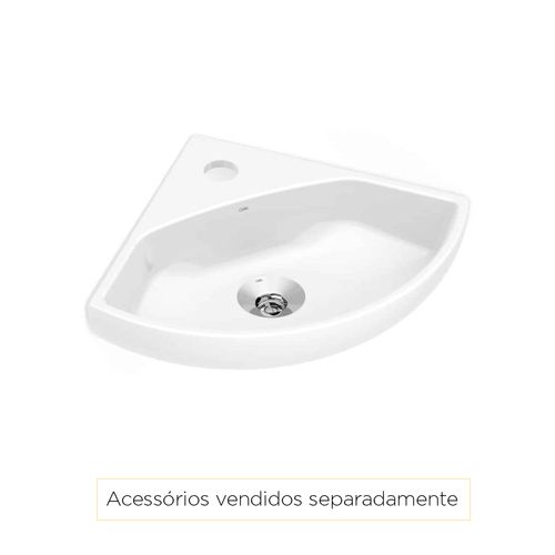 Lavatorio Incepa Suspensa Canto P 34X42X34 Branco 1040140011100