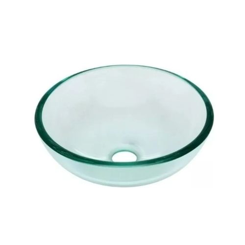 Cuba Decor Apoio Vidro Redondo 42X14Cm Transp HD-5454