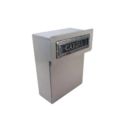 Caixa Carta Solimoes  40-Ale Embutir Aluminio 28X36X15 para Jornal