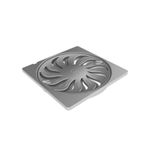 Grelha Tigre Abre Fecha 150 Titânio - Quadrada-1752255700242