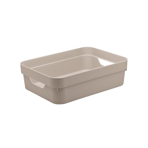 Caixa Ou Cube Organizador  45X35,5X13 Cc500 G Baixa Bege