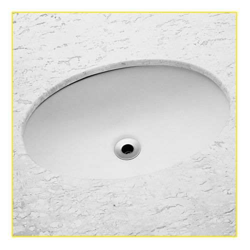 Cuba Celite Embutido Oval 49X32,5 SMSL 01 Branca 1761170017300