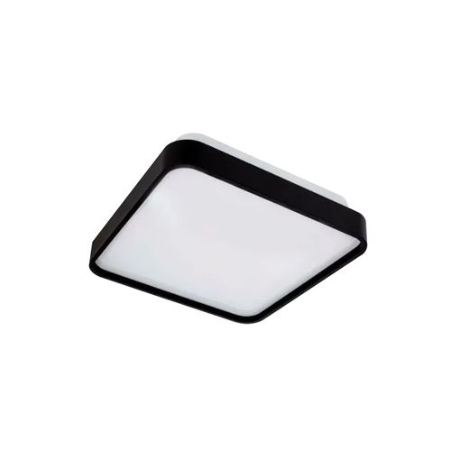 Plafon Hevvy Toronto LED Quadrado 30Cm Preto 24W 1520