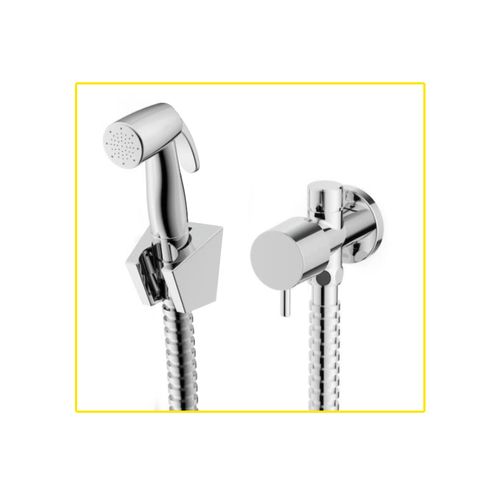 Ducha Celite Higienica com Registro e Derivação Basic Cromado B5007C7CRB