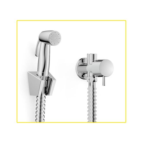 Ducha Celite Higienica com Registro e Derivação Basic Cromado B5007C7CRB