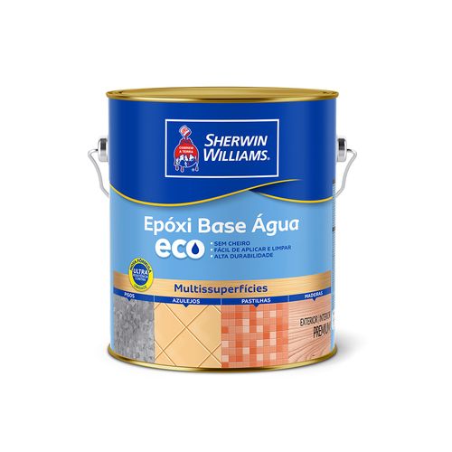 Tinta Sherwin Williams Selfcolor Eco Epoxi Base Agua Brilhante W 3,2 Litros 42621518