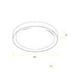 plafon-hevvy-siena-led-red-41cm-3cores-br-30w-1572-120850-120850