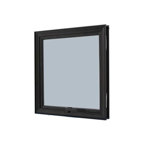 Vitrô MGM 60x60x4.5Cm Preto Soft Maxim-Ar sem Grade VMB 219196 - Alumínio