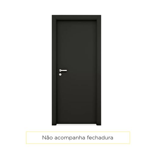 Kit Porta Concrem 210x100x14-21,5 Essenziale Lisa Lacca Nero Bilateral 3528