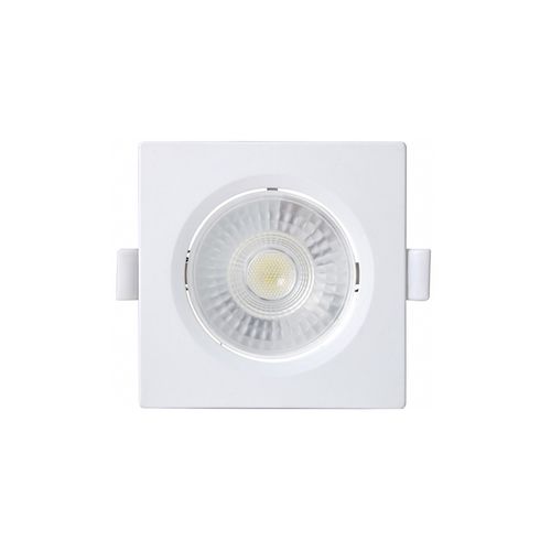 Spot Taschibra Embutir Led Quadrado MR16 5W 6500K Preto 15090332