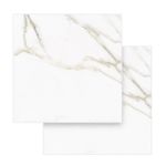 Piso Porcelanato Elizabeth 100X100 Calacata Gold Esmaltado Polido-1760464737882