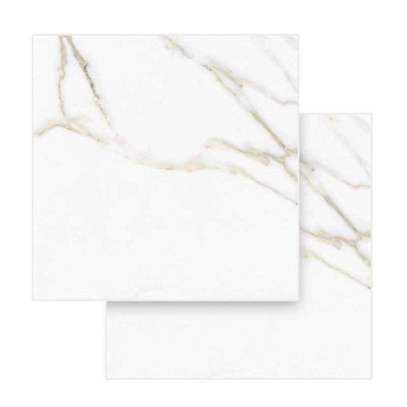 Piso Porcelanato Elizabeth 100X100 Calacata Gold Esmaltado Polido-1760464737882