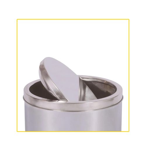 Lixeira Mor Inox Basculante 12 Litros 008362