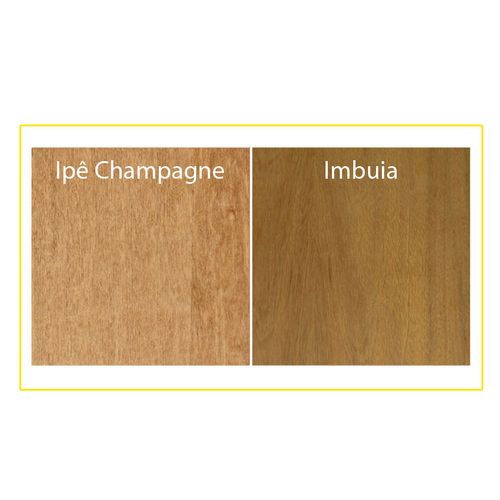 Porta Randa 80x210x3,5Cm Acqua 02 Ipê/Imbuia - Madeira