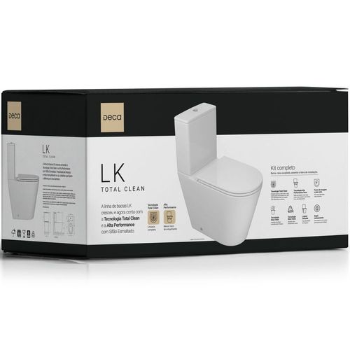 Kit Deca Combo Bacia para Caixa Acoplada LL KP.8820.17 Branco
