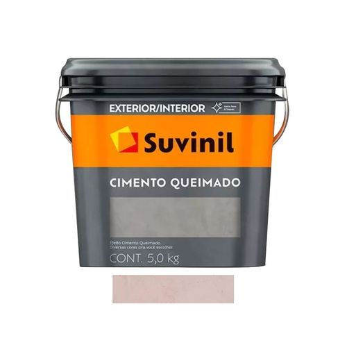 Cimento Queimado Suvinil 3,09L Pedra Rosada 5Kg 50659420