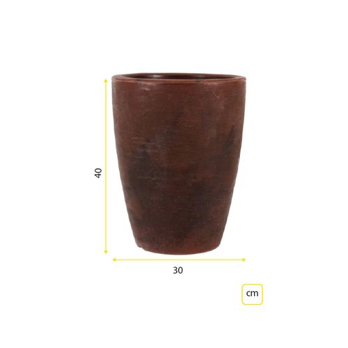 Vaso Palash Copacabana Baixo 40X30cm Rusty R.0380.040.030