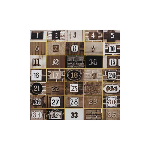 Quadro Decor Numeros Residenciais 70X70 HD-43622