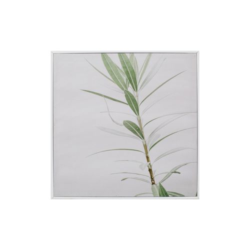 Quadro Decor Dingjia Folhas Verdes 35X35 HD-53638
