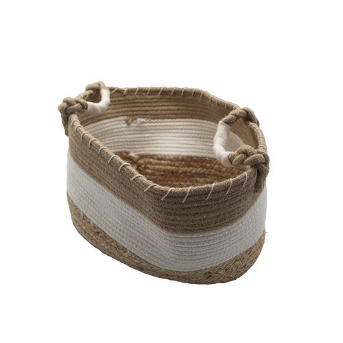 Cesto Decor Redondo MR/BG Alg. E Vegetal M 37X28cm HA006A-M