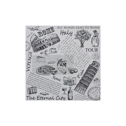 Quadro Decor All Roads Lead To Rome 50X50cm HD-54437