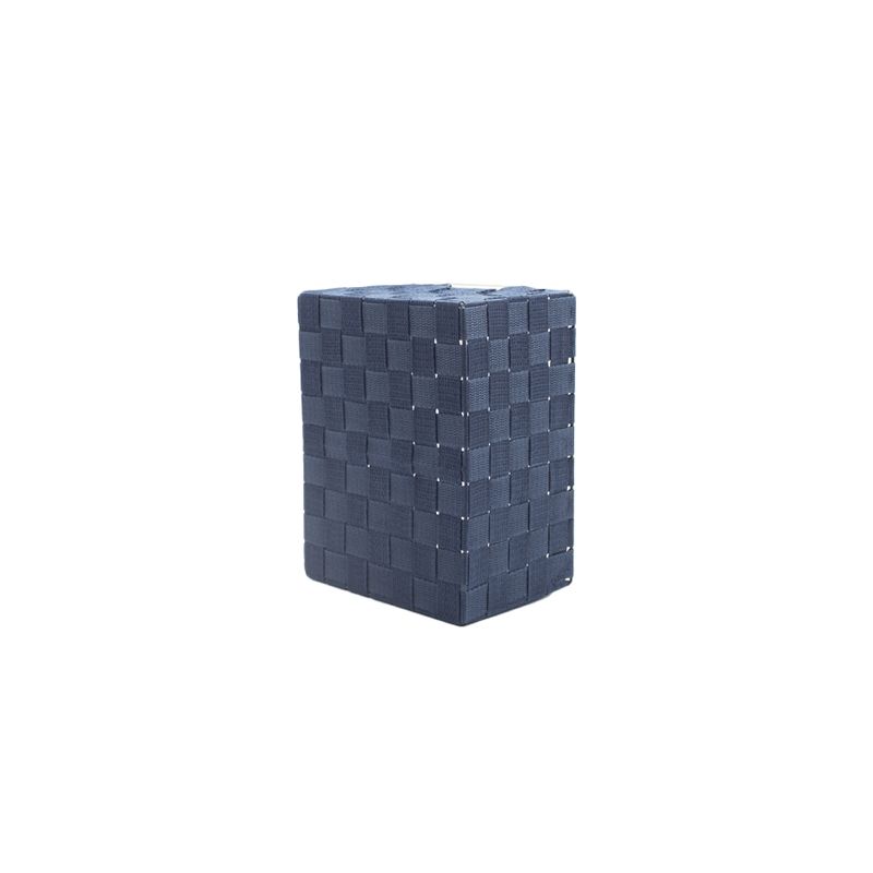 Cesto Baixo Fita Decor P 19,5X14cm Azul Escuro DYT16001+MDYT15-1767641979696