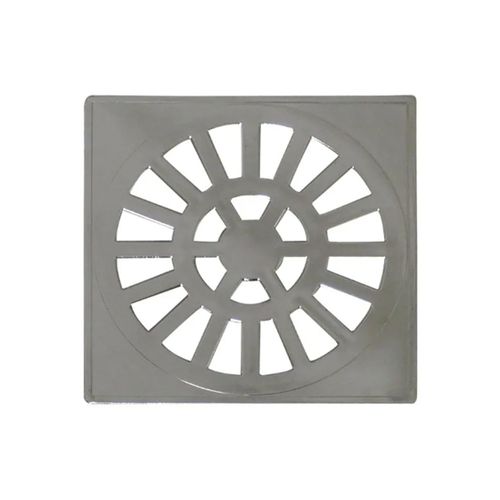 Grelha Astra GR-2 10X10 Quadrada Abs Cromado