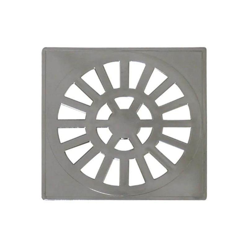 Grelha Astra GR-2 10X10 Quadrada Abs Cromado-1767642935237
