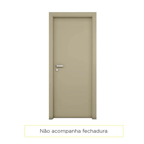Kit Porta Concrem 210x80x14-21,5 Essencial Lisa Lacca Fendi Bilateral 55640