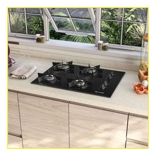 Cooktop Mueller 4 Bocas Gás MCG4BB 610003611