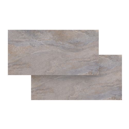 Piso Porcelanato Helena 62X121 Vision Gray Acetinado Retificado  HAC120036