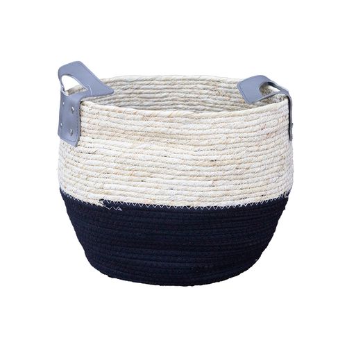 Cesto Casa Ok 29X24X28cm M Cordas com 2 Alcas OK92200