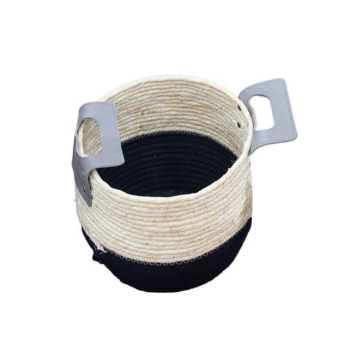 Cesto Casa Ok 23X17X25cm P Cordas com 2 Alcas OK92217