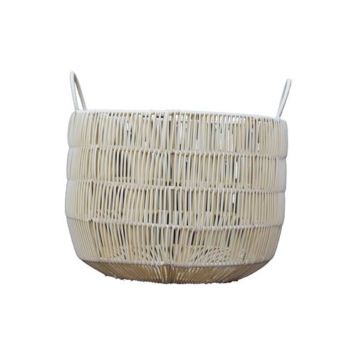 Cesto Casa Ok 34,5X27cm M Plastico e Ferro OK03114