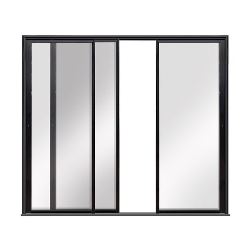 Porta Aluminio Zaffre Preto 3FM 220X250X10,78 ID 205632