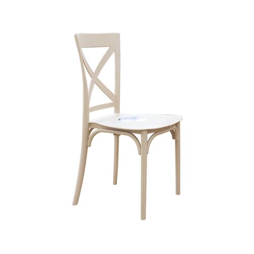Cadeira Forte Plastico Robust Cross Natural 7894855232142