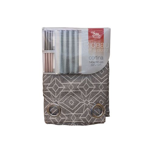 Cortina Palm Springs 55X102Cm Cz E Br Poliester 770-1800447