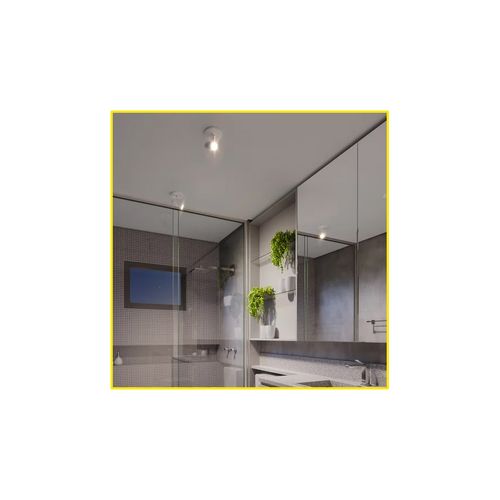 Spot Avant Minimalist 1XGU10 Branco Fosco 345175609